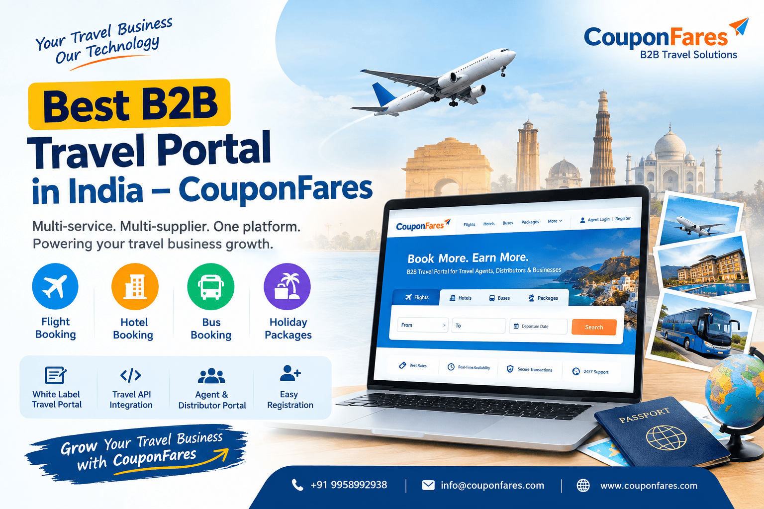 Best B2B Travel Portal in India – CouponFares